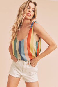 Rainbow Stripe Cami