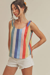 Rainbow Stripe Cami