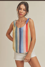 Load image into Gallery viewer, Rainbow Stripe Cami