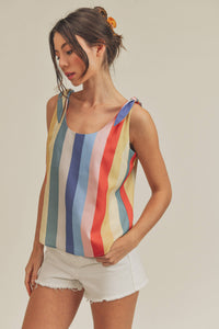 Rainbow Stripe Cami