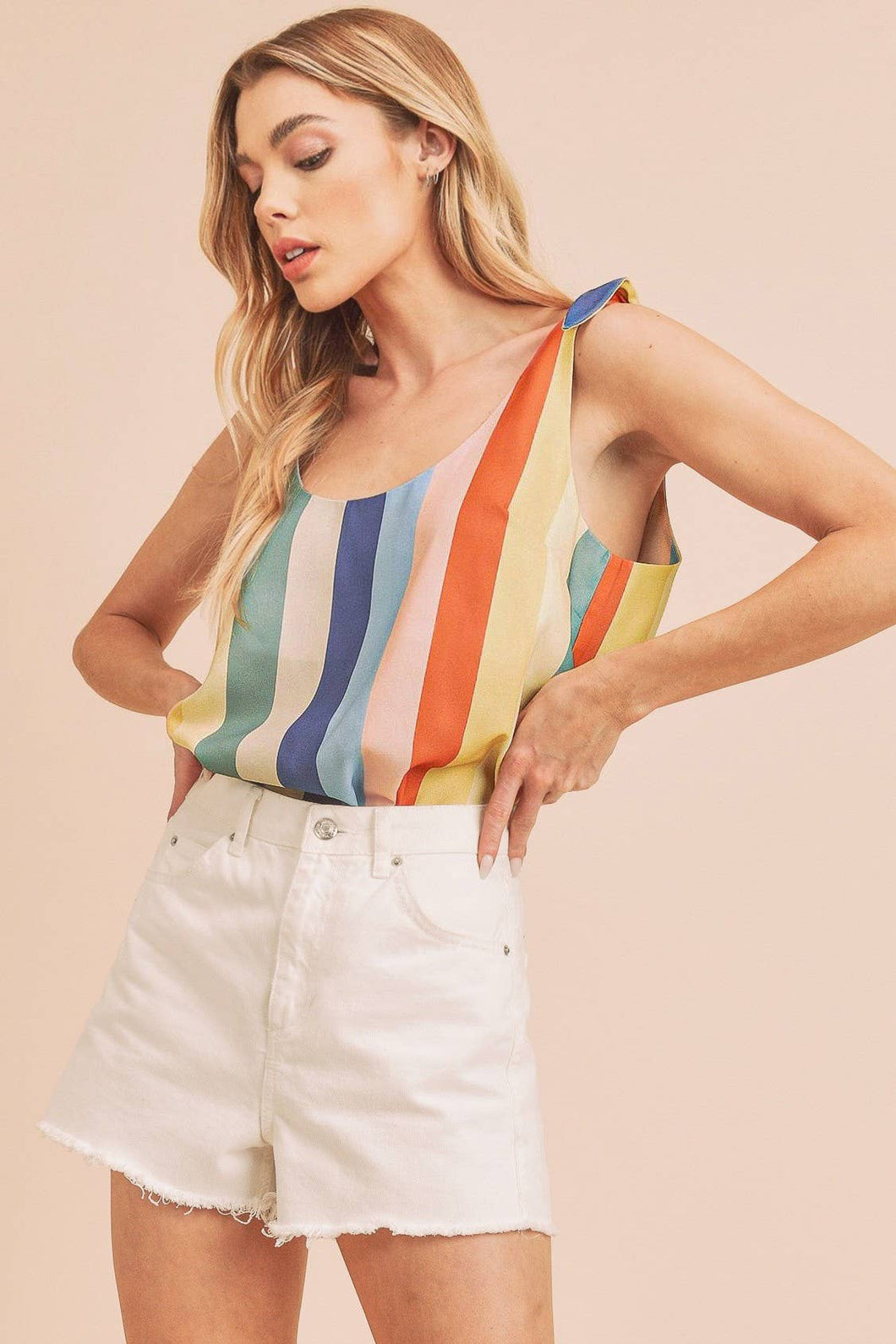 Rainbow Stripe Cami