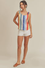 Load image into Gallery viewer, Rainbow Stripe Cami