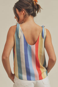 Rainbow Stripe Cami