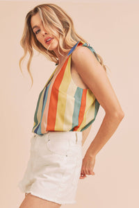 Rainbow Stripe Cami